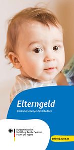 Titelseite des Flyers Elterngeld