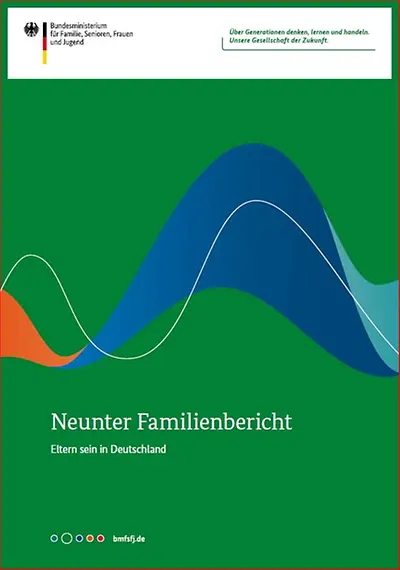 Titelseite Neunter Familienbericht - Eltern sein in Deutschland - Bundestagsdrucksache