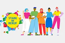 Logo des Programms "Stark im Beruf"
