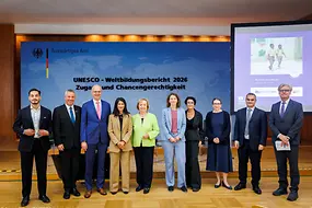 Gruppenbild mit Michael Brand